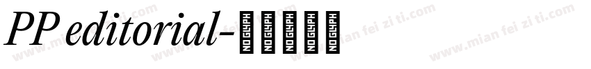 PP editorial字体转换